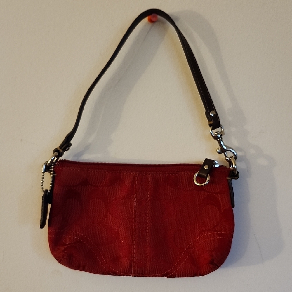 Coach Canvas Tote w/Free Coach Wristlet - Picture 13 of 15